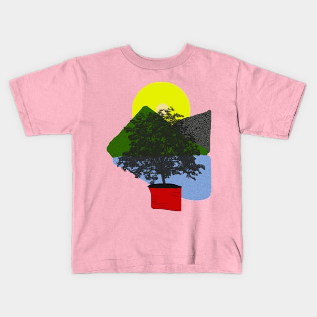 Vase on The Beach Kids T-Shirt by Mr. Piknik